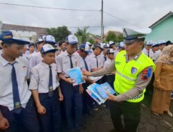 Langkah Preventif Ops Keselamatan Candi 2026, Satlantas Polres Pekalongan Bina Ratusan Siswa SMP NU Kajen