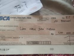 Diduga Kades Menguneng Berikan Cek Bodong Rp500 Juta, Warga Siap Tempuh Jalur Hukum