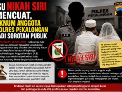 Isu Nikah Siri Mencuat, Oknum Anggota Polres Pekalongan Jadi Sorotan Publik