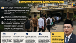 Sebanyak 63 orang dijadwalkan menjalani pemeriksaan secara bertahap dalam beberapa hari ke depan, di Polres Pekalongan Kota.
