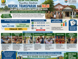 Desa Kalimade Tunjukkan Komitmen Bersih, Transparan, dan Maju dalam Pengelolaan Dana Desa 2025