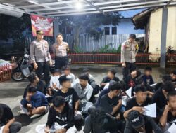 Polres Pekalongan Gerak Cepat Usai Laporan 110, Puluhan Pelajar Diamankan Saat Konvoi