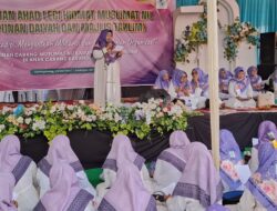 Pengajian Rutin Ahad Legi Muslimat NU Karangdadap, Diikuti Ribuan Jamaah Penuh Kekhusyukan