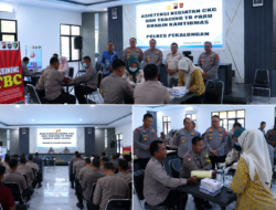 Menuju Eliminasi TB Paru, Biddokkes Polda Jateng Gelar Asistensi di Polres Pekalongan