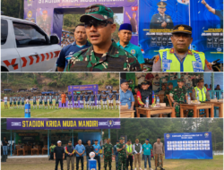 Dandim 0710/Pekalongan Buka DANRAMIL Paninggaran Cup ke-12, PS Winduaji A Menang 1-0 di Laga Perdana