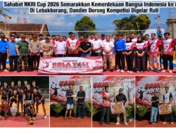 Sahabat NKRI Cup 2026 Semarakkan Kemerdekaan Bangsa Indonesia ke 81 di Lebakbarang, Dandim Dorong Kompetisi Digelar Rutin
