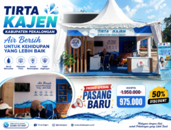Booth Tirta Kajen Ramaikan Peringatan Hari Jadi ke-404 Kabupaten Pekalongan