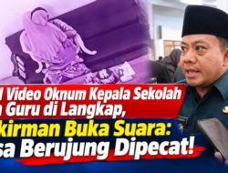 Viral Video Oknum Kepala Sekolah Dan Guru di Langkap, Sukirman Buka Suara: Bisa Berujung Dipecat!