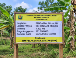 MENELUSURI ALUR PENCAIRAN CMS PROYEK PENGASPALAN SENGARE KRAJAN RP191 JUTA