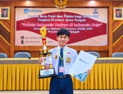 Membanggakan! Siswa SMPN 2 Wonopringgo Raih Juara 1 Lomba Baca Puisi Tingkat Provinsi Jawa Tengah 2026, Kadisdik Apresiasi Prestasi Pelajar